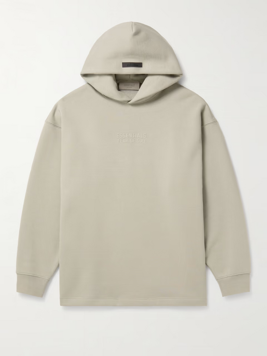 Logo-Appliquéd Cotton-Blend Jersey Hoodie