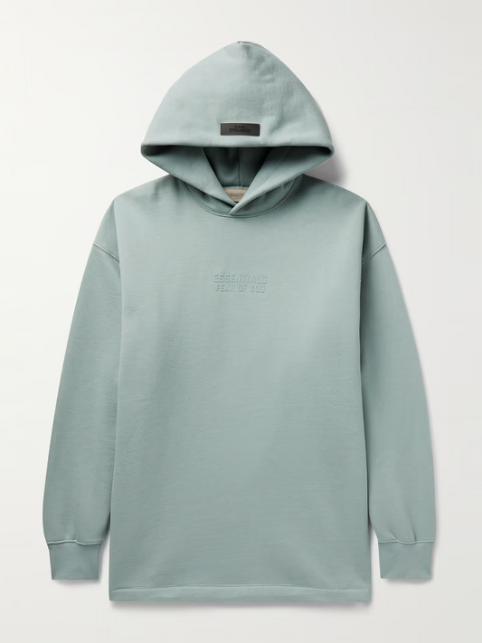 Logo-Appliquéd Cotton-Blend Jersey Hoodie