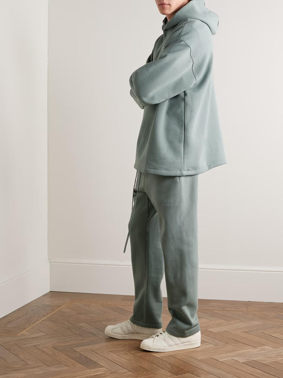 Logo-Appliquéd Cotton-Blend Jersey Hoodie