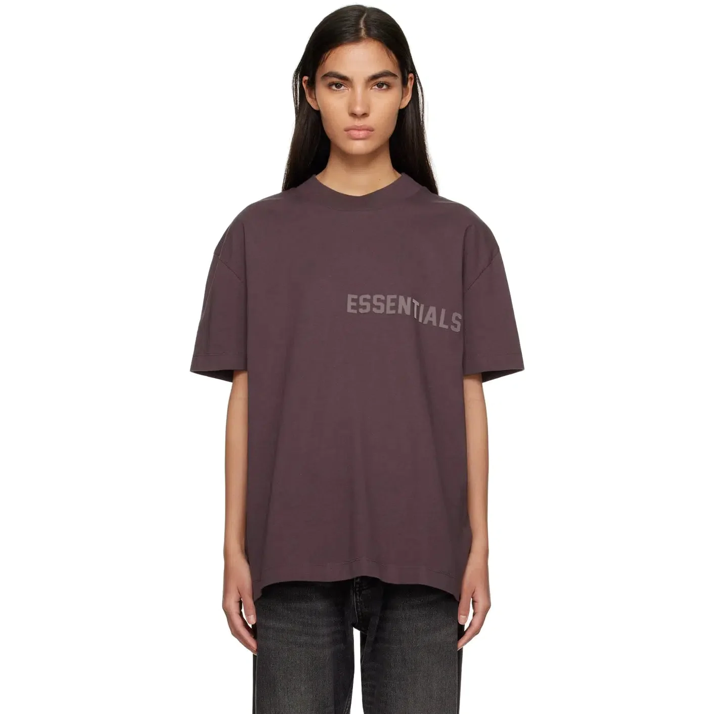 FOG - Fear Of God Essentials 'Plum' T-Shirt