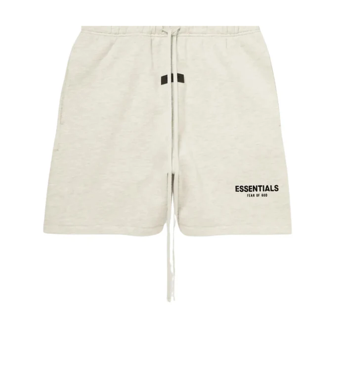 ESSENTIALS SHORTS 'LIGHT HEATHER OATMEAL'