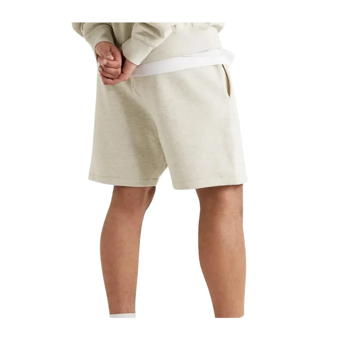 ESSENTIALS SHORTS 'LIGHT HEATHER OATMEAL'