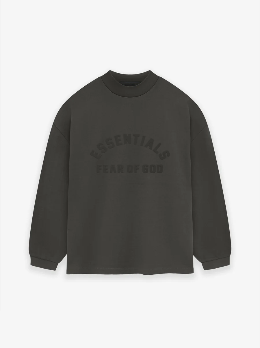 ESSENTIALS Heavy Jersey LS Tee